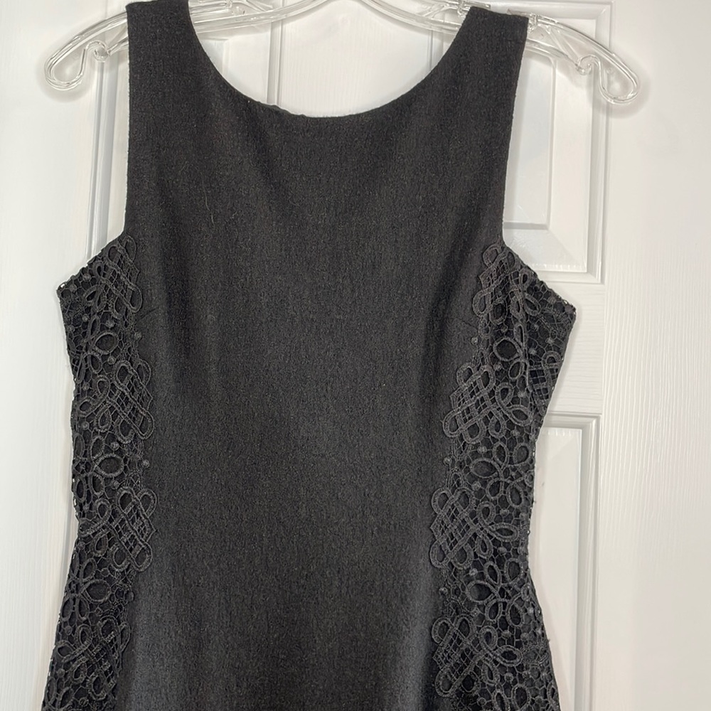 Banana Republic Dark Gray Wool and Rayon dress